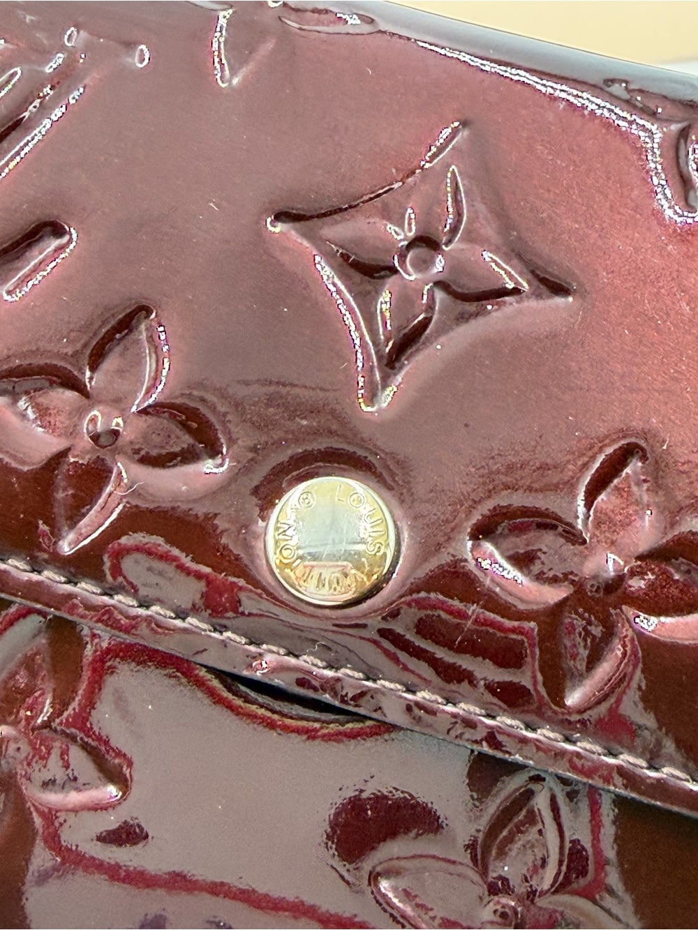 Louis Vuitton Sarah Vernis Monogram Long Wallet - Picture 4 of 16
